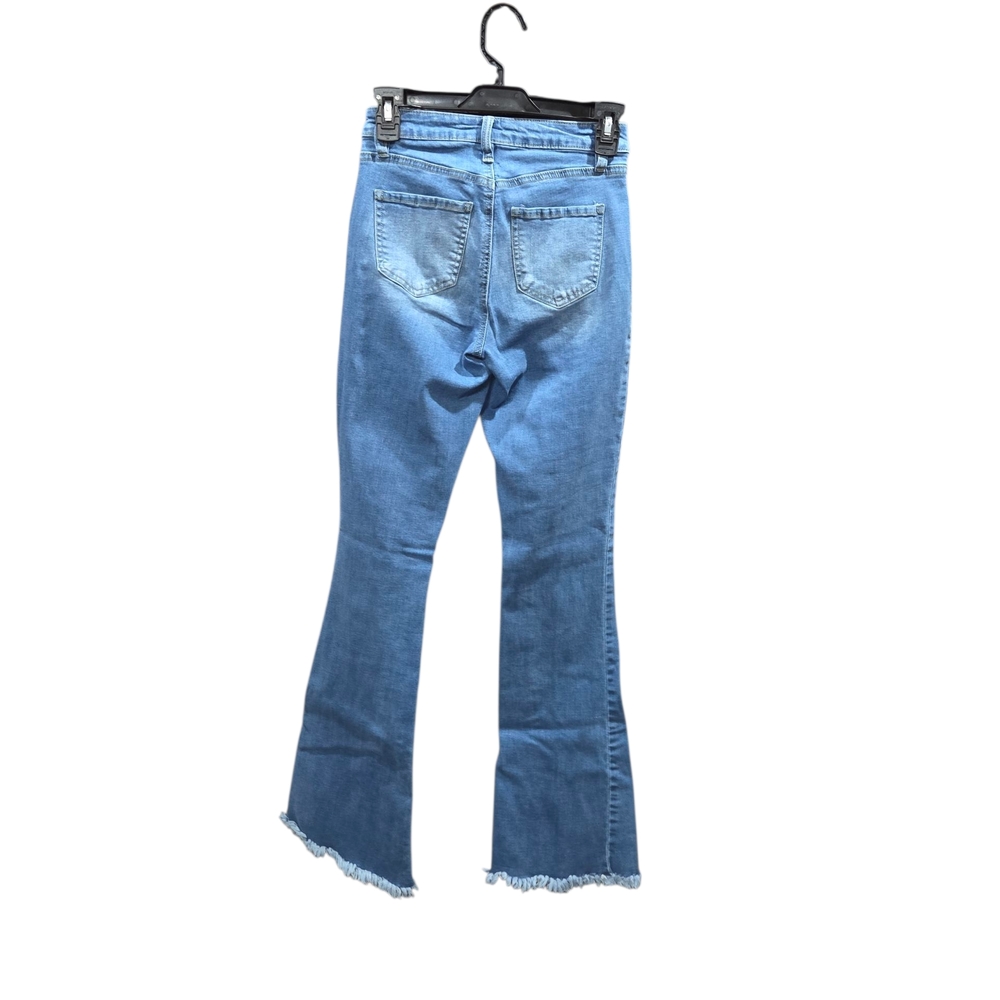 YMI Stylish Raw Hem Flare Women's Jeans Size 3/26 - Picture 4 of 4